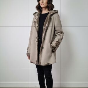 Alonzo CRISTi Sherling Women Made In ITALY COAT XL